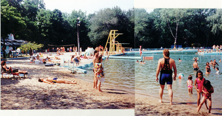 Old Mill Bathing Beach, Paramus NJ in the 1990s
