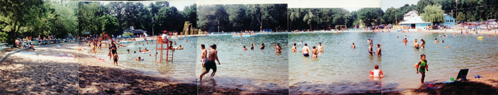 Old Mill Bathing Beach, Paramus NJ in the 1990s