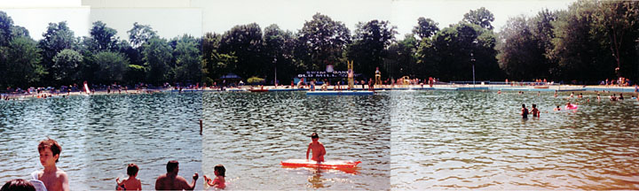 Old Mill Bathing Beach, Paramus NJ in the 1990s