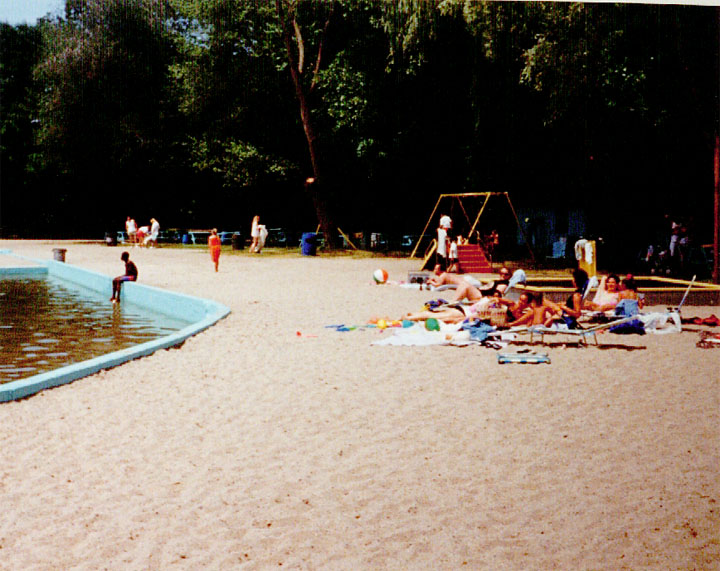 Old Mill Bathing Beach, Paramus NJ in the 1990s