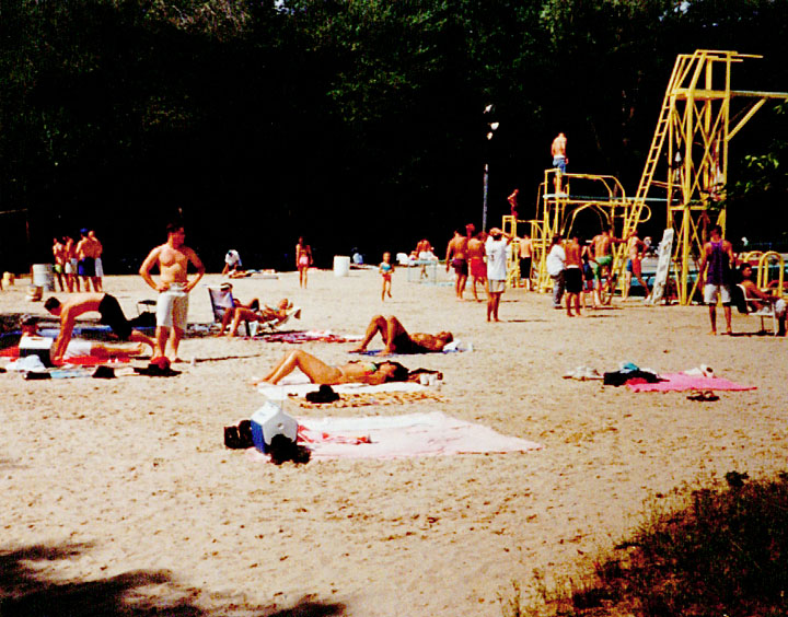 Old Mill Bathing Beach, Paramus NJ in the 1990s