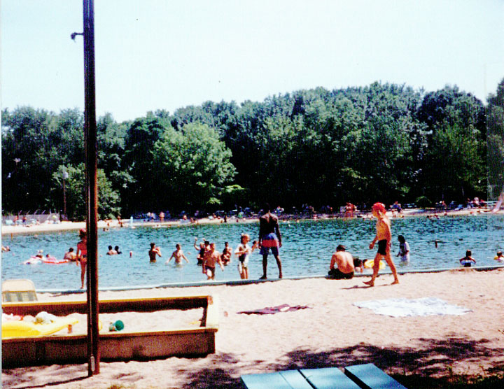 Old Mill Bathing Beach, Paramus NJ in the 1990s