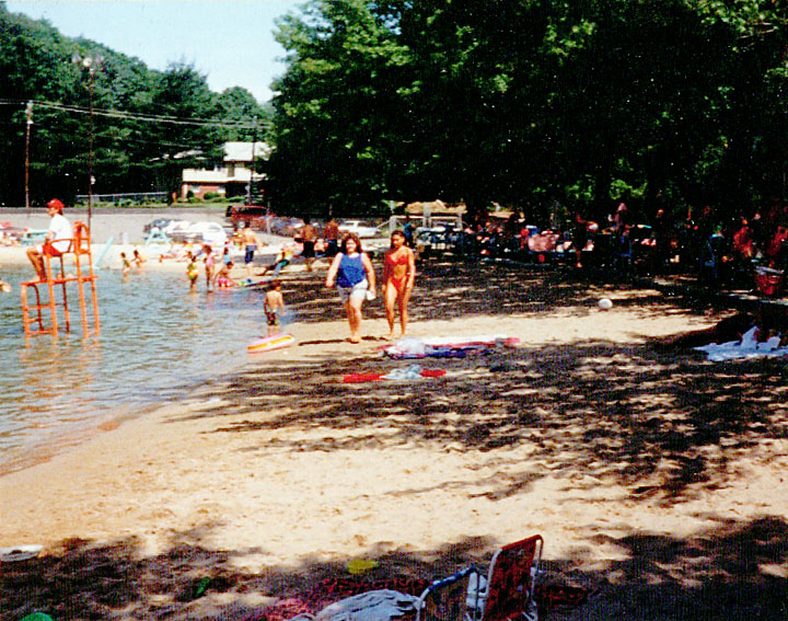 Old Mill Bathing Beach, Paramus NJ in the 1990s