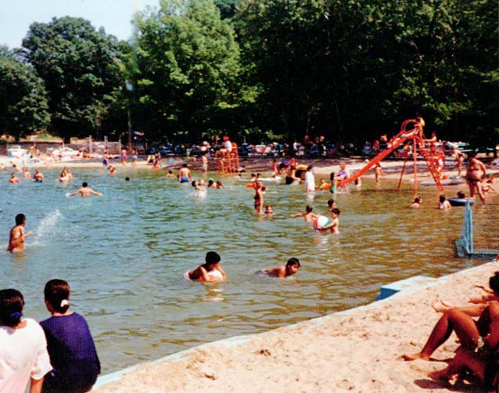 Old Mill Bathing Beach, Paramus NJ in the 1990s
