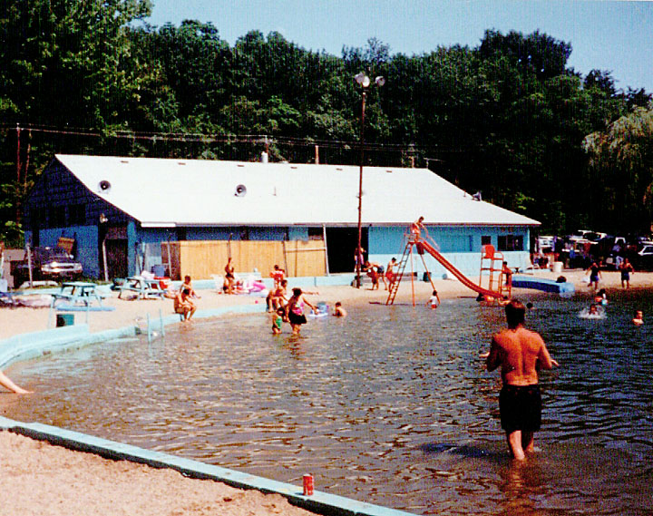 Old Mill Bathing Beach, Paramus NJ in the 1990s