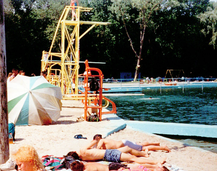 Old Mill Bathing Beach, Paramus NJ in the 1990s