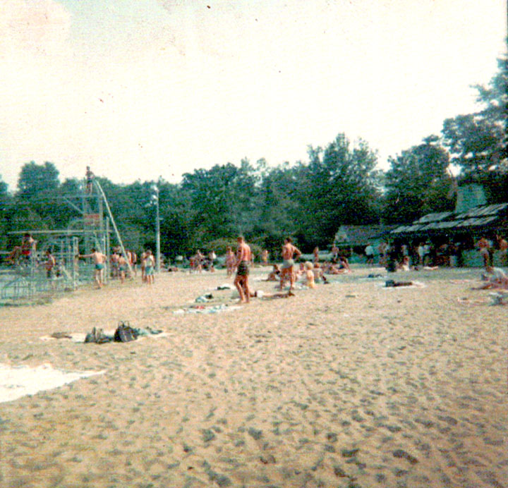Old Mill Bathing Beach, Paramus NJ in the 1960s
