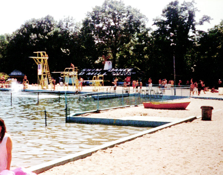 Old Mill Bathing Beach, Paramus NJ in the 1990s